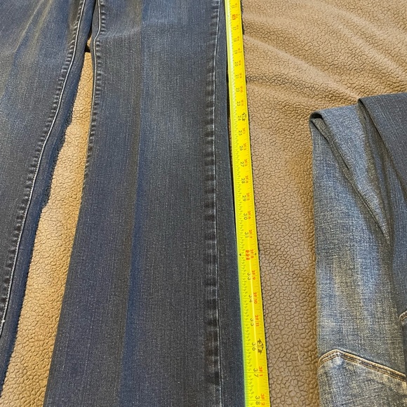 Lands End boot cut blue jeans - Picture 6 of 6